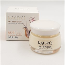 KAOYO  Крем для лица SNAIL Moisturizing Увлажняющий с муцином УЛИТКИ  60г  (QY306-2)