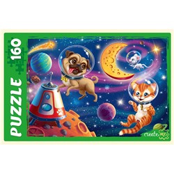 Puzzle  160 элементов "Животные в космосе" (П160-5267)