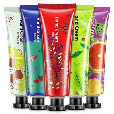 Набор парфюмированных кремов для рук 5 штук Hand Cream Plant Extract Bioaqua