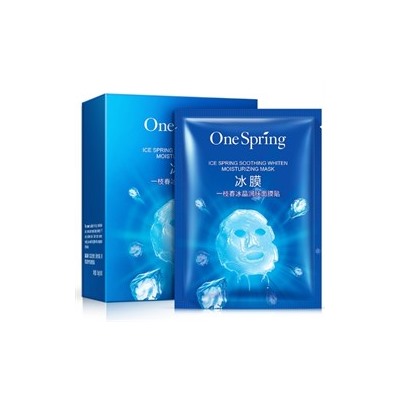 Тканевая маска для лица One Spring Ice Spring Soothing Whiten Mask