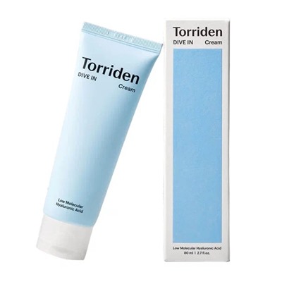 Torriden Интенсивный гиалуроновый крем DIVE IN Low Molecular Hyaluronic Acid Cream, 80мл