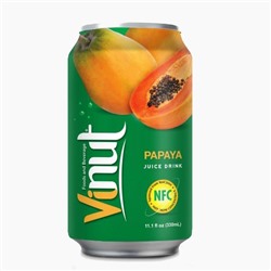 Напиток сокосодержащий Vinut Папайя 330мл. Вьетнам