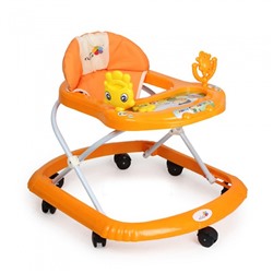 Ходунки Солнышко  7 колес музыкальные игрушки оранжевый 801В в Самаре