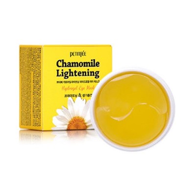 Petitfee Гидрогелевые патчи с экстрактом ромашки Chamomile Lightening Hydrogel Eye Mask