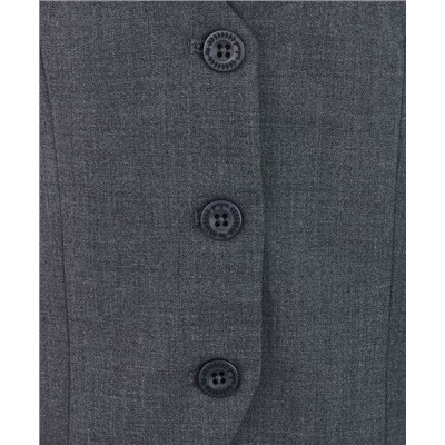 Скидка -50% Серый классический жилет Button Blue