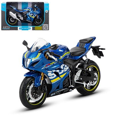 Модель 1:12 SUZUKI GSR-R1000, синий 1251501JB Автопанорама в Самаре