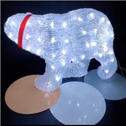 Фигура светодиодная из акрила "Белый медведь"