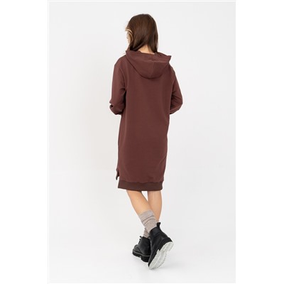 Платье женское 405L3-33 коричневый 108 (54)
