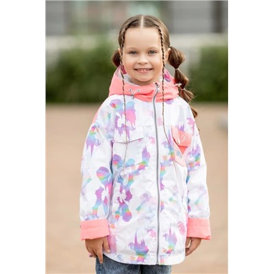 529-23в Куртка-ветровка для девочки "Каролина", голограмма