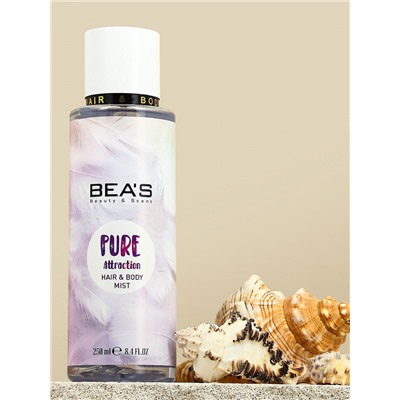 Мист для тела и волос Beas Body & Hair Pure Attraction  250 ml 3 шт.