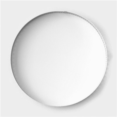 Форма перфорированная для выпечки Доляна «Круг», d=15 см, цвет серебристый