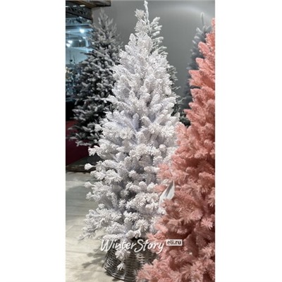 Искусственная белая елка Teddy White заснеженная 150 см, ЛЕСКА + ПВХ (A Perfect Christmas)