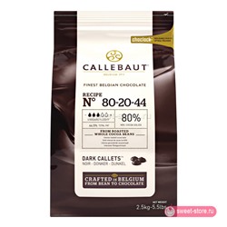 Шоколад горький POWER 80 Barry Callebaut (80%), 100 гр