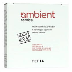 TEFIA Ambient Система для удаления краски с волос / Service Hair Color Remover System, 120 мл x 3 + 60 г