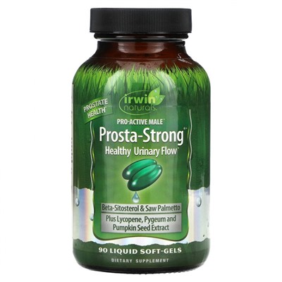 Irwin Naturals, Prosta-Strong, 90 желатиновых капсул