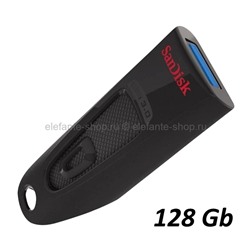 Флеш-накопитель USB 3.0 128GB SanDisk Cruzer Ultra Black (UM)