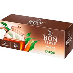 «Bontime», чай черный «Крепкий», 25 пакетиков, 37 г