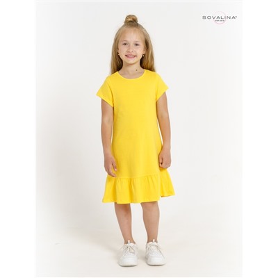 Платье Алиса  желтый 3025 122/желтый/100% хлопок