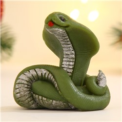 Фигурное мыло "Змея Кобрюша" зеленое, 40г