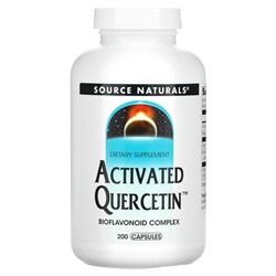 Source Naturals, активированный кверцетин, 200 капсул