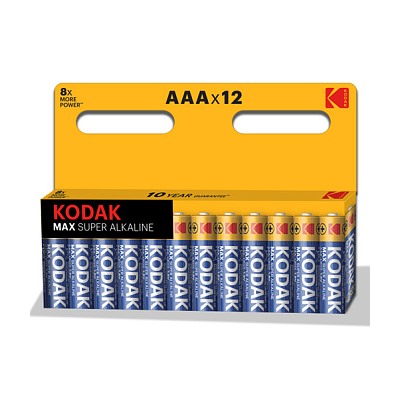 Батарейка "KODAK" MAX LR03-12BL  [K3A-12] (120/720/34560) (цена за 1 шт.)
