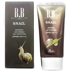 Ekel Крем BB антивозрастной с улиточным муцином - Snail BB cream, 50мл