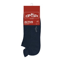 Носки мужские с фальшпяткой OMSA ACTIVE, размер 36-38, цвет blu