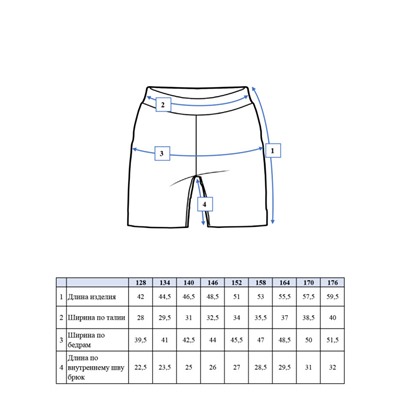 Шорты трикотажные для мальчиков