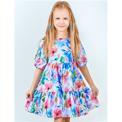 Платье для девочки KETMIN ЭФФЕКТ цв.Нежный цветок