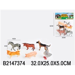 Набор домашних животных 6шт. в пакете (SF666-48, 2147374)