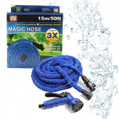 Гибкий шланг Magic Hose 15м синий