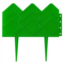 Бордюр для клумб 14х310 см, зелёный