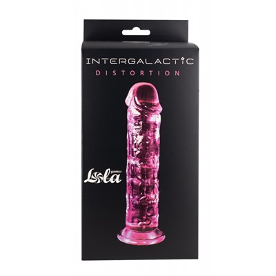 Прозрачный дилдо Intergalactic Distortion Pink 7081-01lola