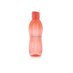 Эко-бутылка с клапаном (1 л) в коралловом цвете