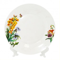 Тарелка десертная "Луговые цветы" 19 см арт.MFK20256