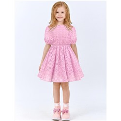 Платье для девочки KETMIN BRILLIANCE тк.Ришелье цв.Розовый