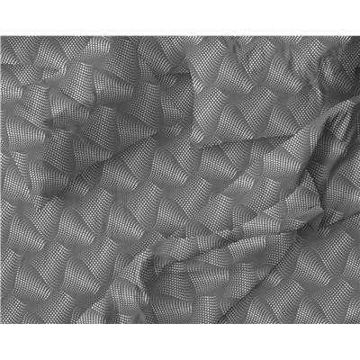 Комплект постельного белья 1,5-спальный, бязь "Комфорт"(220) (Иллюзия, серый)