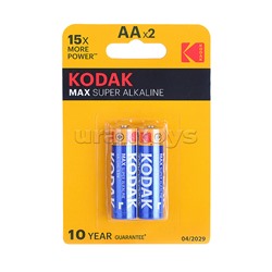 Батарейки алкалиновая Kodak Max LR6 BL2