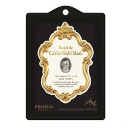 Омолаживающая маска с золотом и экстрактом икры Frudia Royal de Caviar Gold Mask, 20ml