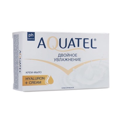 Крем-мыло твердое Aquatel классическое, 90 г