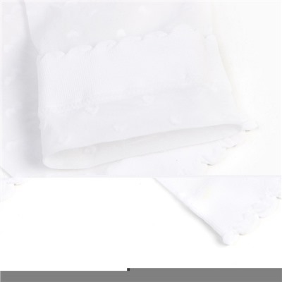 Носки для девочек с сердечками CE LOLA, цвет белый (bianco), размер 20-22