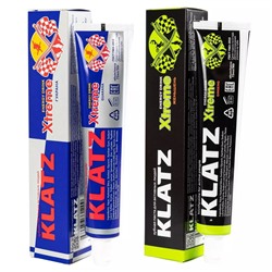 Клатц Набор зубных паст Xtreme Energy Drink: гуарана 75 мл + женьшень 75 мл (Klatz, Xtreme Energy Drink)