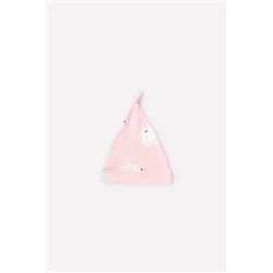 шапка для новорожденных  К 8036/ёжики на розовом жемчуге