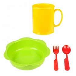 Набор детской посуды «Светофор», 4 предмета