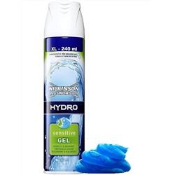 Гель для бритья Wilkinson Sword (Schick) Hydro для чувствительной кожи 240мл