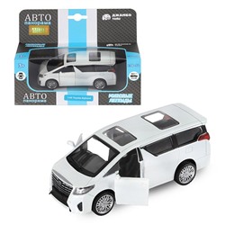 Модель 1:42 Toyota Alphard, белый 1251029JB Автопанорама в Самаре