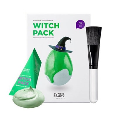 (Набор) Кремово-грязевая маска с зеленым чаем Skin1004 Zombie Beauty Witch Pack, 8шт *15г