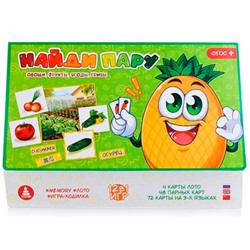 Игра Найди пару овощи, фрукты,ягоды, грибы  (memory, лото, ходилка) С-127 в Самаре