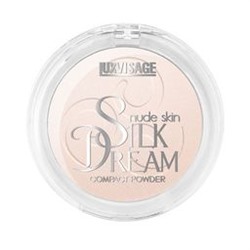 ЛВ Пудра компактная LUXVISAGE Silk Dream nude skin, № 01 фарфоровый
