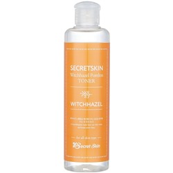 Тонер для лица Secret Skin New Witchhazel Poreless Toner, с экстрактом гамамелиса, 250 мл